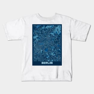 Berlin - Germary Peace City Map Kids T-Shirt